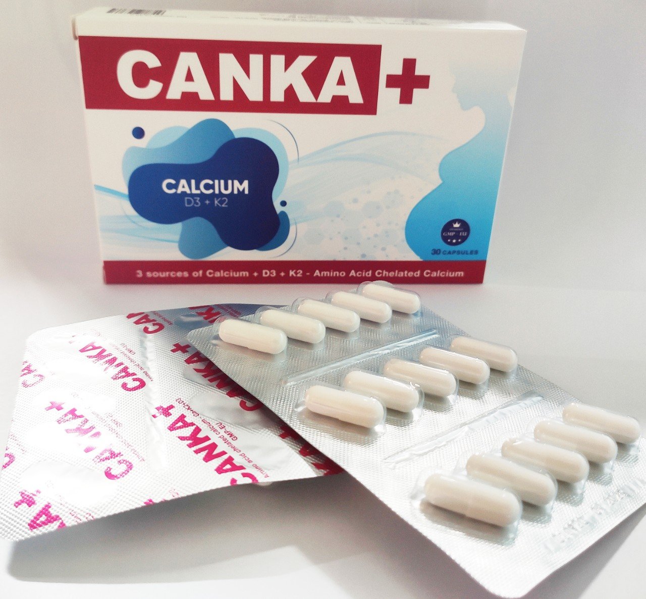 CANKA+   Bổ sung canxi cho phụ nữ chuẩn bị mang thai, mang thai và cho con bú 
